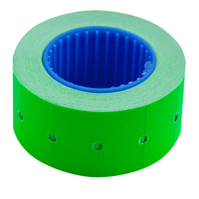 Цінник 22х12мм прямокутний зовнішня намотка зелений Н Buromax 500 штук 6 м Цінник 22х12мм прямокутний зовнішня намотка зелений Н Buromax 500 штук 6 м