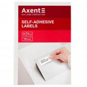 Етикетки з клейким шаром Axent A4 210х297 мм 100 аркушів