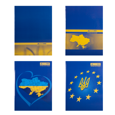 Книга канцелярская UKRAINE А4 192 листа клетка офсет твердая ламинованная обложка ассорти Книга канцелярская UKRAINE А4 192 листа клетка офсет твердая ламинованная обложка ассорти