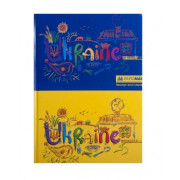 Книга канцелярска А4 клітка офсет тверда ламінована обкладин...