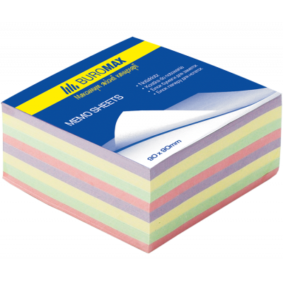 Блок паперу для нотаток "Декор" 90х90х40мм, скл. Блок паперу для нотаток "Декор" 90х90х40мм, скл.