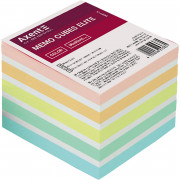 Блок паперу для нотаток клеєний Color ELITE 90х90х80 мм AXENT