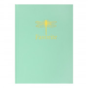 Записная книжка FAVOURITE PASTEL А5 96 листов в клетку офсет крем твердая ламинированная обложка мятная