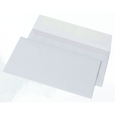 Конверт євроформату DL/Е65 110х220 мм білий СКЛ Конверт євроформату DL/Е65 110х220 мм білий СКЛ