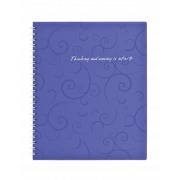 Стильний зошит для записів BAROCCO від BUROMAX підкреслить Вашу індивідуальність і стане незамінним помічником в систематизації записів, ідей і думок.