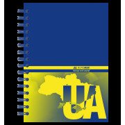 Зошит для нотаток в клітинку А6 з твердою ламінованою обклад...