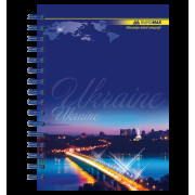 Зошит для нотаток в клітинку А6 з твердою ламінованою обклад...