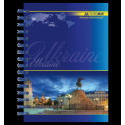 Зошит для нотаток в клітинку А6 з твердою ламінованою обклад...