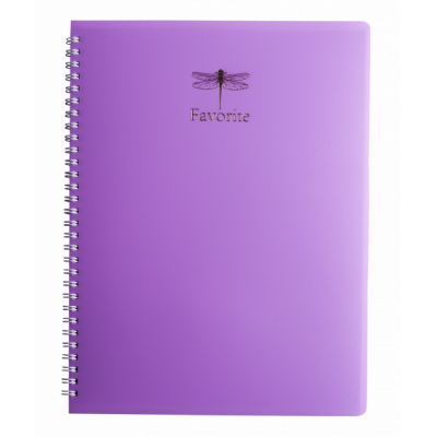 Тетрадь для записей FAVOURITE PASTEL А4 80 листов клетка сиреневая Тетрадь для записей FAVOURITE PASTEL А4 80 листов клетка сиреневая
