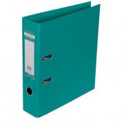 Регистратор Elite двухсторонний А4 бирюзовый 70 мм PP сборный Buromax