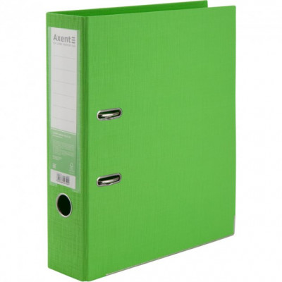 Папка-реестратор А4 AXENT Prestige+ 75 мм двостороння зібрана салатова Папка-реестратор А4 AXENT Prestige+ 75 мм двостороння зібрана салатова