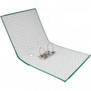 Папка-регистратор односторонняя А4 75 миллиметров собранная зеленая Axent