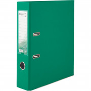 Папка-регистратор односторонняя А4 75 миллиметров собранная зеленая Axent