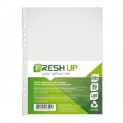 Папка-файл пластиковая Fresh Up А4+ 30 мкм глянцевая на 11 отверстий 100 штук