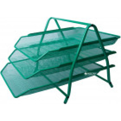 Горизонтальный лоток Buromax 3 в 1 металл зеленый 35х29,5х27 см Горизонтальный лоток Buromax 3 в 1 металл зеленый 35х29,5х27 см