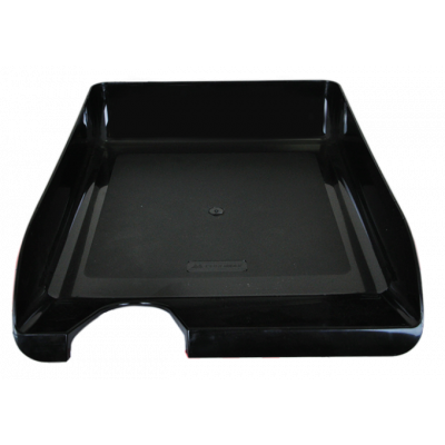 Лоток для бумаг JOBMAX черный горизонтальный Лоток для бумаг JOBMAX черный горизонтальный