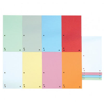 Індекс-розділювач 10,5х23 см картон асорті 100 штук Індекс-розділювач 10,5х23 см картон асорті 100 штук