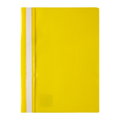 Швидкозшивач Axent А4 жовтий з прозорим верхом Швидкозшивач Axent А4 жовтий з прозорим верхом