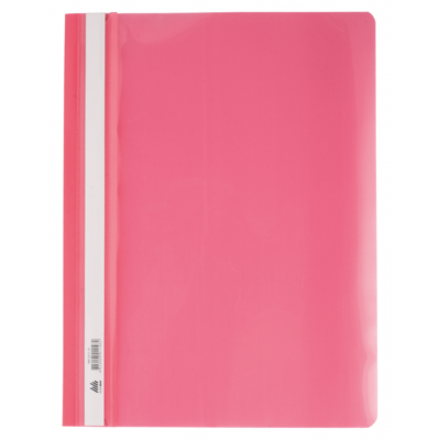 Швидкозшивач пластиковий Buromax А4 PP рожевий Швидкозшивач пластиковий Buromax А4 PP рожевий