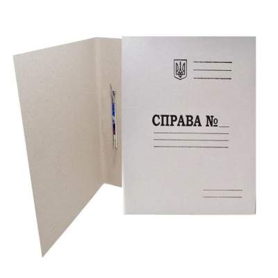 Швидкошивач картоний А4 0,40 міліметрів Швидкошивач картоний А4 0,40 міліметрів