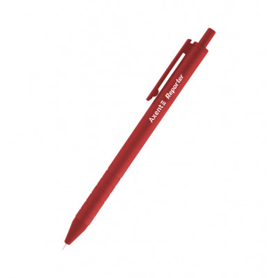 Ручка масляна автоматична Axent Reporter червона 0.7 мм Ручка масляна автоматична Axent Reporter червона 0.7 мм