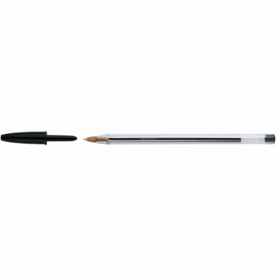 Ручка шариковая BIC Cristal черная Ручка шариковая BIC Cristal черная