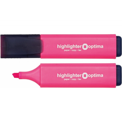 Маркер текстовый OPTIMA розовый Маркер текстовый OPTIMA розовый