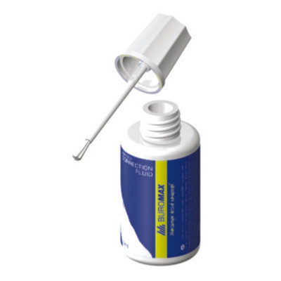 Корректирующая жидкость с кисточкой 20 мл JOBMAX Корректирующая жидкость с кисточкой 20 мл JOBMAX