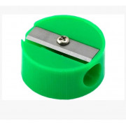 Чинка кругла DISC 1 отвір пластиковий корпус асорті