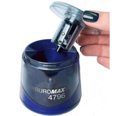 Чинка автоматична електрична синя Buromax Чинка автоматична електрична синя Buromax
