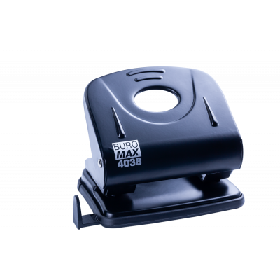 Діркопробивач металевий Buromax 30 аркушів чорний Діркопробивач металевий Buromax 30 аркушів чорний