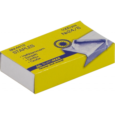 Скоби №24/6 1000шт., ЛЮКС Скоби №24/6 1000шт., ЛЮКС