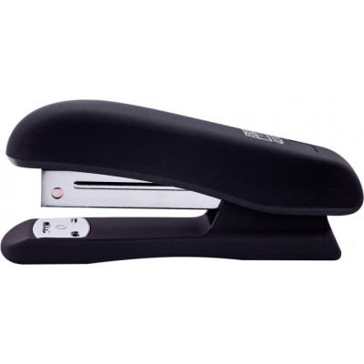 Степлер пластиковий BUROMAX RUBBER TOUCH 20 аркушів скобы №24;26 127х54х33мм чорний Степлер пластиковий BUROMAX RUBBER TOUCH 20 аркушів скобы №24;26 127х54х33мм чорний