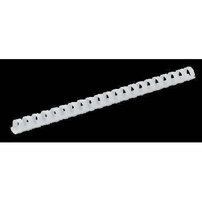 Пластиковая пружина BUROMAX для переплета А4 340 листов круглая белая по 50 штук в упаковке Пластиковая пружина BUROMAX для переплета А4 340 листов круглая белая по 50 штук в упаковке