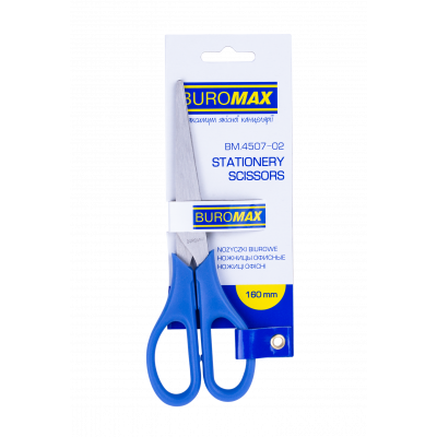 Ножницы офисные 160 мм синие Buromax Ножницы офисные 160 мм синие Buromax