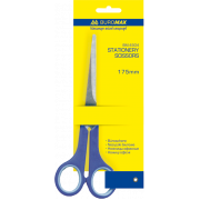 Ножиці BUROMAX 175мм з гумовими вставками