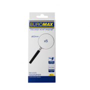 Лупа пластикова BUROMAX металева оправа