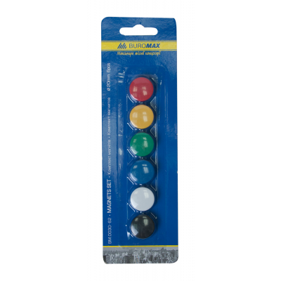 Комплект магнитов, 6шт. х 20мм Buromax (Im) Комплект магнитов, 6шт. х 20мм Buromax (Im)