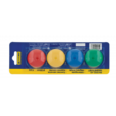 Комплект магнітів, 4шт. х 30мм Buromax (Im) Комплект магнітів, 4шт. х 30мм Buromax (Im)