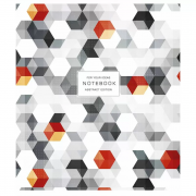 Зошит 48 аркушів клітинка УФ-лак Школярик