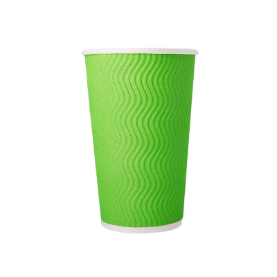 Гофрированный стакан 450 миллилитров 25 штук Гофрированный стакан 450 миллилитров 25 штук