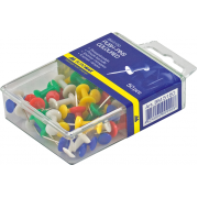 Кнопки-цвяшки кольорові пластиковий контейнер 50 штук