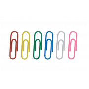 Яскравий кольорові скріпки BUROMAX