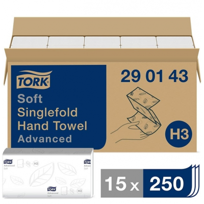 Бумажные полотенца двухслойные сложение N мягкие Soft 23х22,6 см 250 листов Бумажные полотенца двухслойные сложение N мягкие Soft 23х22,6 см 250 листов