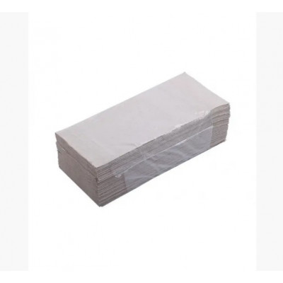 Полотенца бумажные макулатурные V-сложения 23х24 см 150 штук серые Эконом Полотенца бумажные макулатурные V-сложения 23х24 см 150 штук серые Эконом