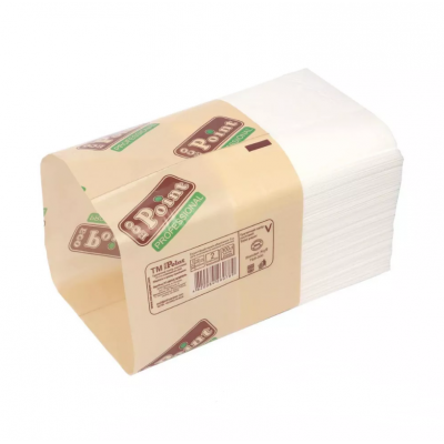 Папір туалетний листовий 2-шаровий 10х20 см 300 листів Папір туалетний листовий 2-шаровий 10х20 см 300 листів