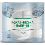 Туалетная бумага целлюлоза на гильзе 4-шар "Серебро&quo...