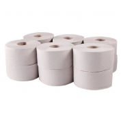 Папір туалетний макулатурний 1-шаровий 135 м рулон Jumbo Tis...