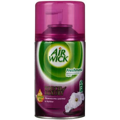 Автоматичний освіжувач Air Wick Ніжність шовку і лілії змінний балон 250 мілілітрів Автоматичний освіжувач Air Wick Ніжність шовку і лілії змінний балон 250 мілілітрів