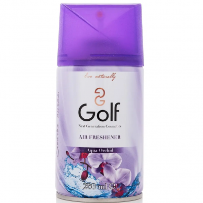 GOLF REFILL освежитель воздуха (сменный баллон к автоматическому освежителю воздуха) ВОДНАЯ ОРХИДЕЯ 260мл GOLF REFILL освежитель воздуха (сменный баллон к автоматическому освежителю воздуха) ВОДНАЯ ОРХИДЕЯ 260мл